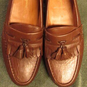Salvatore Ferragamo Studio Kiltie Tassel Loafers Size 13D